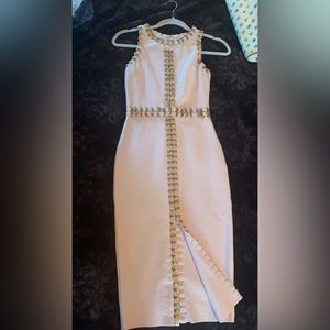 Light pink bandage dress